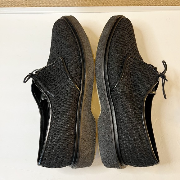 ADIEU PARIS TYPE 1 DERBY SHOE IN BLACK PERFORATED FABRIC Size 45 (US 12) - Picture 8 of 15